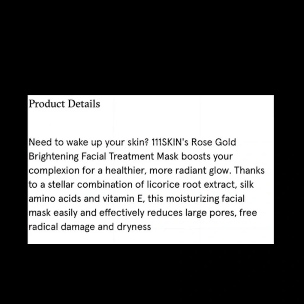 111 Skin Rose Gold Brightening Masks (5). - Picture 7 of 8